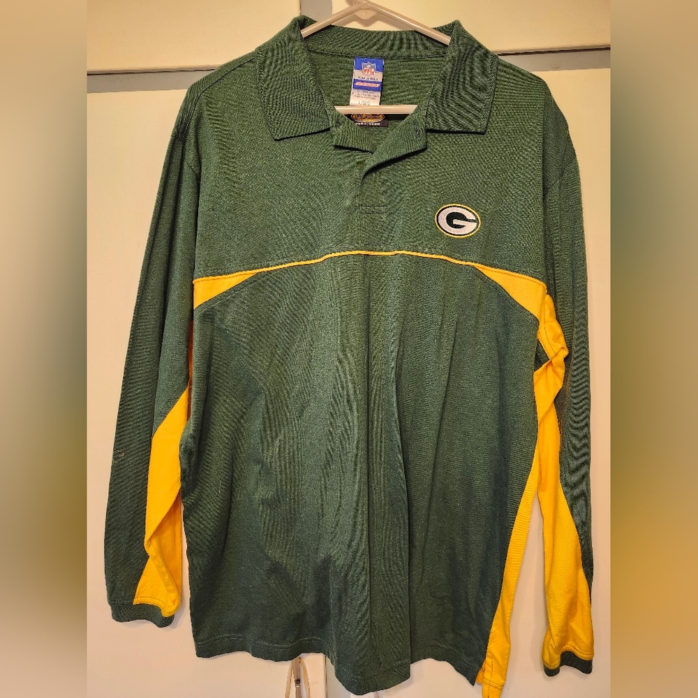 Green Bay Packers Long Sleeve Shirt Size Large